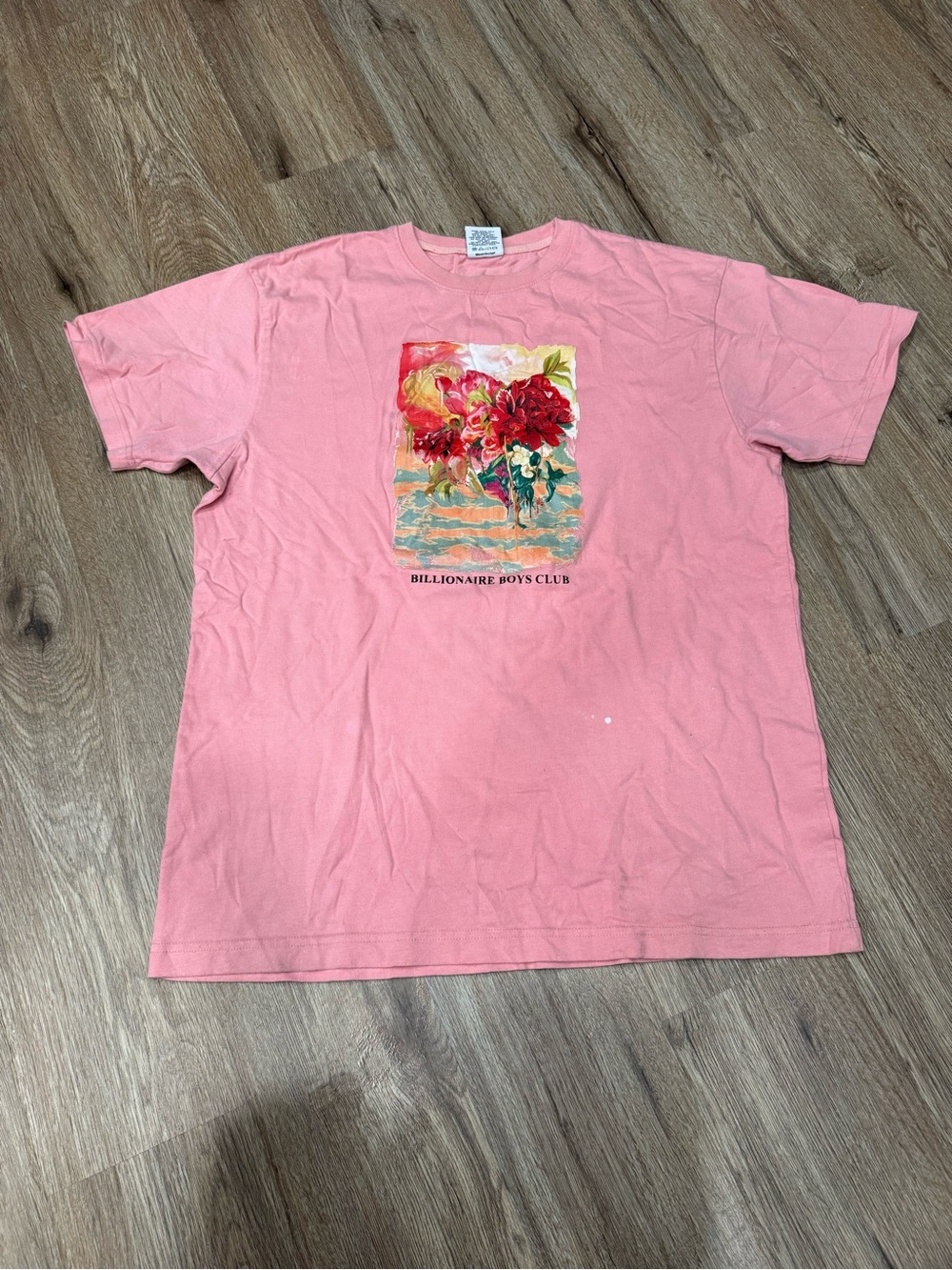 Billionaire Boys Club Painted Tee Pink